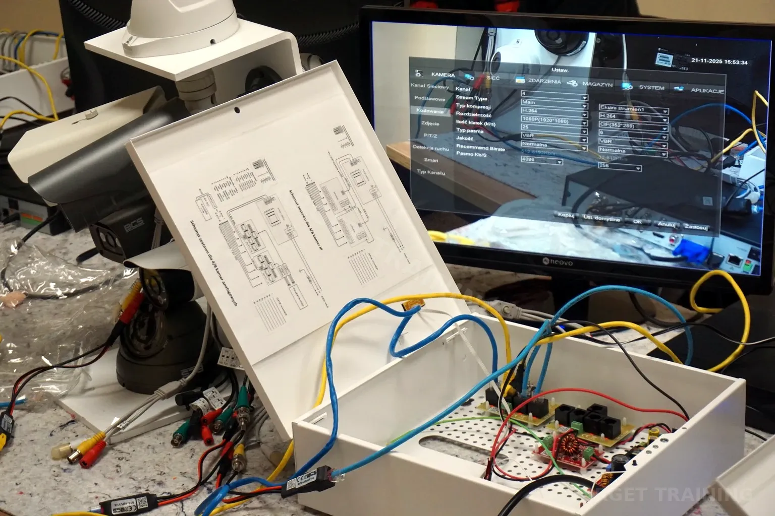 Tematyka warsztatów praktycznych: System telewizji dozorowej (CCTV) – montaż i konfiguracja