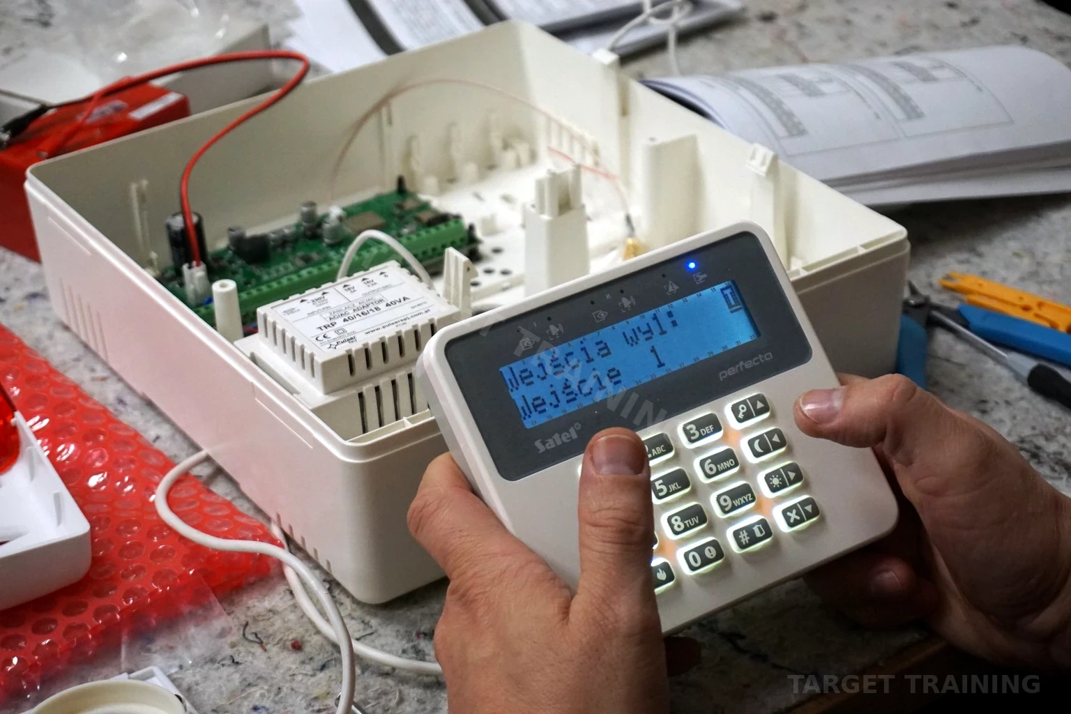 Warsztaty praktyczne: Instalacja i konserwacja systemów alarmowych marki SATEL (Centrala: Perfecta)